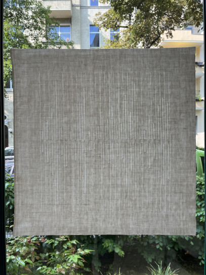 Sans titre, 2025, coton / lin,