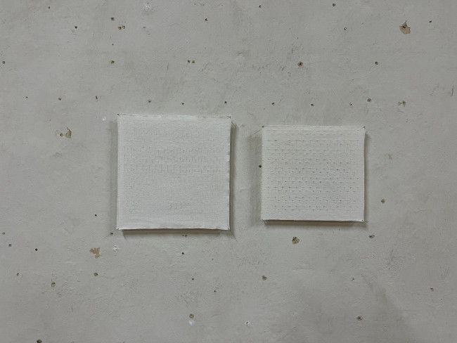 Sans titre, 2023, coton / lin,