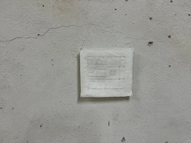 Sans titre, 2023, coton / lin,