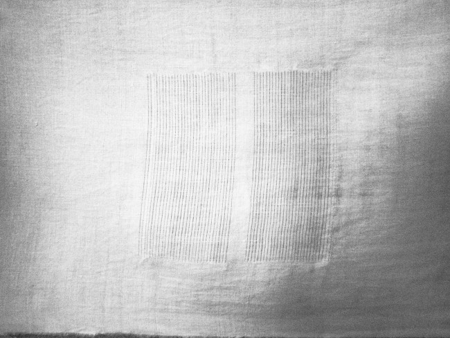 sans titre, 2025, coton / lin,