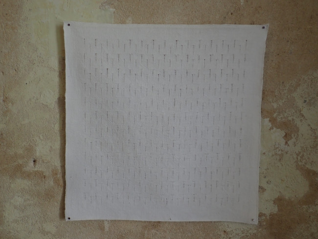 Sans titre, 2023, coton / lin,