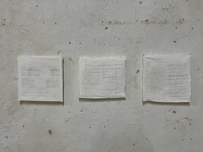 Sans titre, 2023, coton / lin,