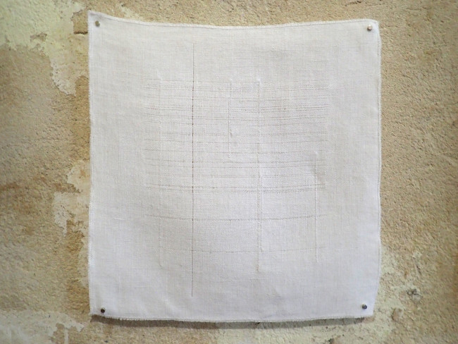 Sans titre, 2024, coton / lin,