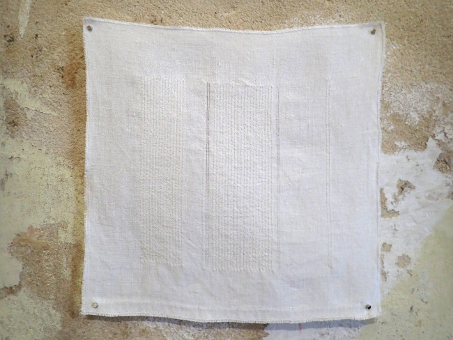 Sans titre, 2024, coton / lin,