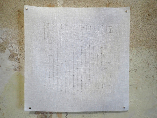 Sans titre, 2024, coton / lin,