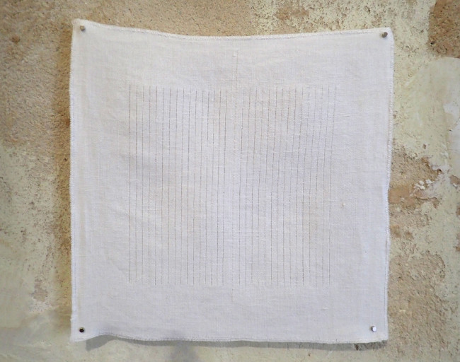 Sans titre, 2024, coton / lin,